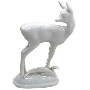 Rosenthal Minature White Porcelain Deer Figurine‎